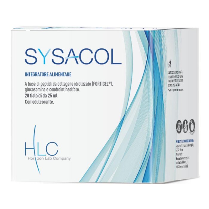 Sysacol 20 fiale da 25 ml integratore per articolazioni, cartilagini e pelle