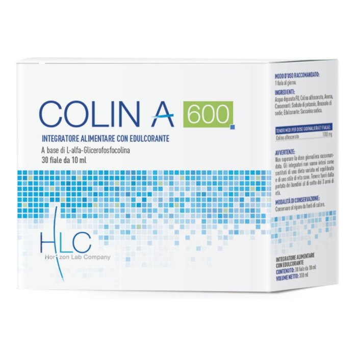 Colina A 600 integratore per memoria e funzioni cognitive 30 fiale da 10 ml