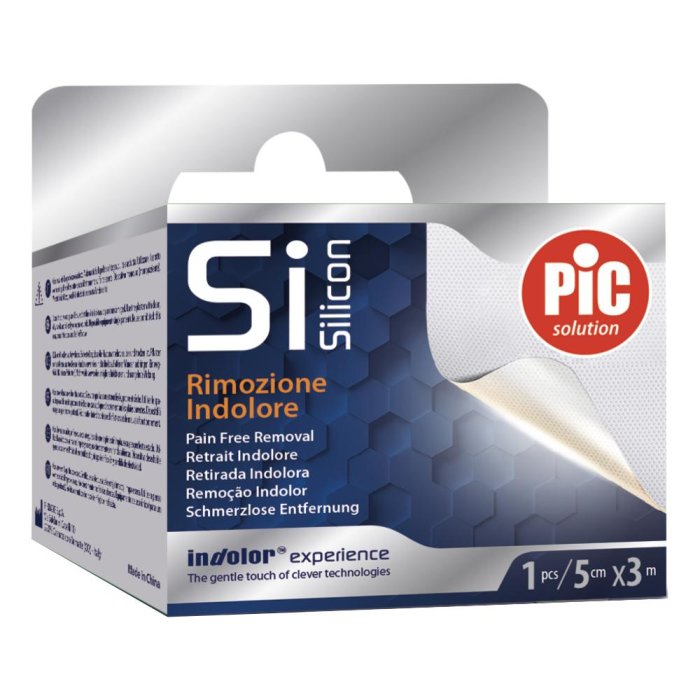 PikDare Pic Artsana Specialista delle Iniezioni e delle Medicazioni Cerotto Si Silicone Rocchetto 5 x 3