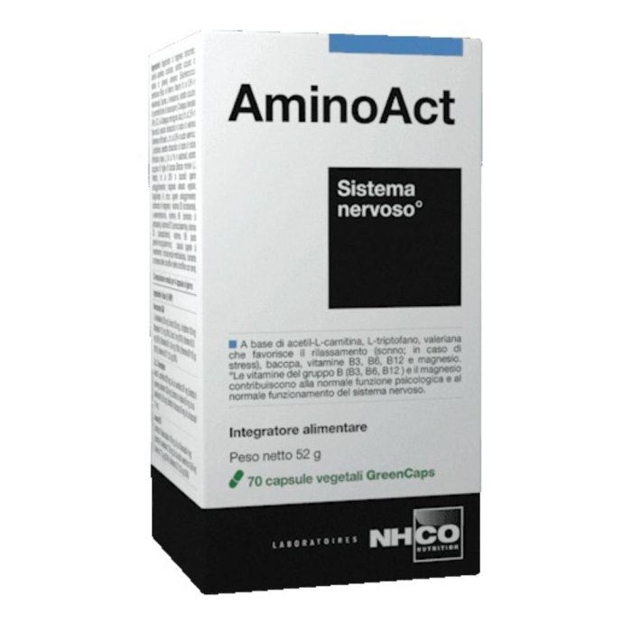 Aminoact 70 capsule - integratore di aminoacidi essenziali