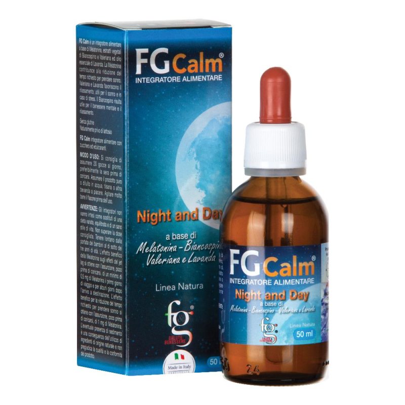 Calm Integratore Naturale in Gocce 50 Millilitri Rilassante per Aiutare a Ridurre Stress e Favorire il Sonno
