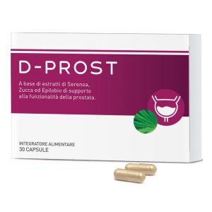 D-Prost Integratore Prostata Uomo 30 Capsule 500 Milligrammi Benessere Prostatico Time Formula