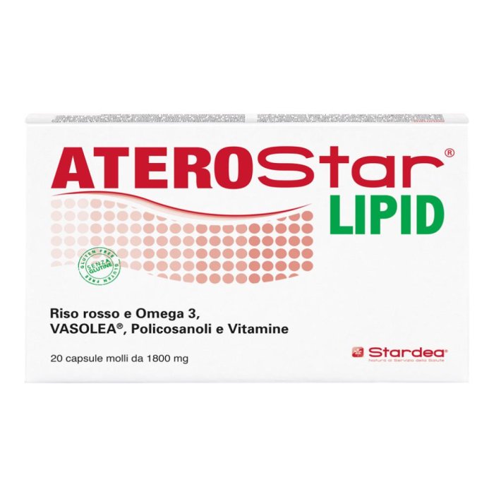 Aterostar Lipid integratore per colesterolo e trigliceridi 20 capsule molli