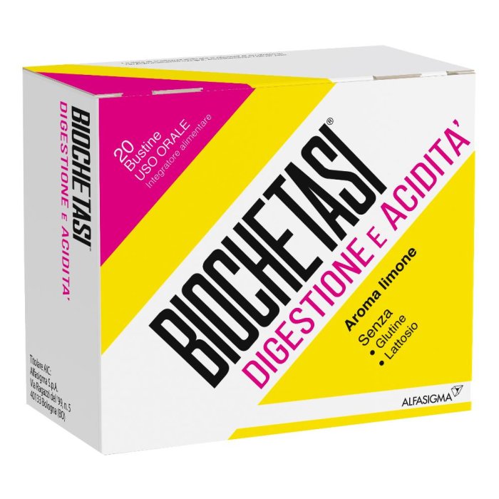 Biochetasi Digestione E Acidità Alfasigma 20 Bustine