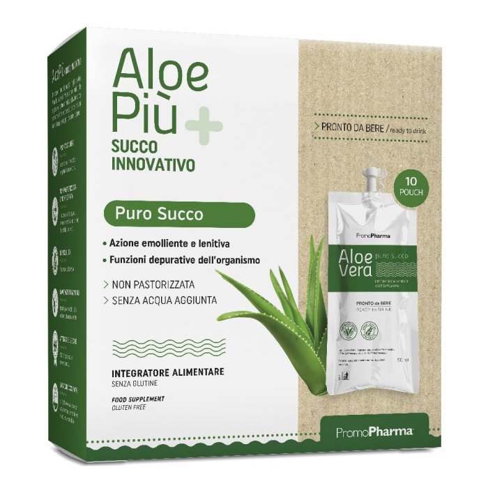 ALOE PIU'Succo Puro 10Stk PRP