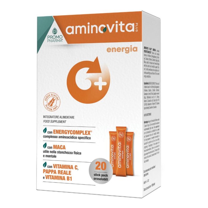 Aloe Più Energy Formula 10 stick - integratore tonico con aloe e vitamine in stick pack