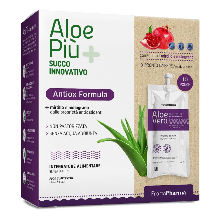 Aloe Più Antiox 10 stick - integratore a base di aloe e antiossidanti in stick pack