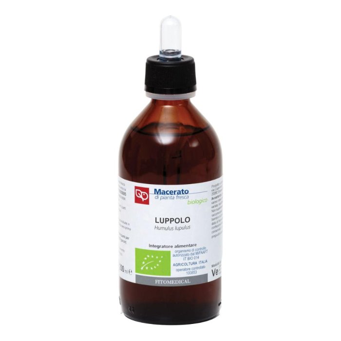 Luppolo Bio Tintura Madre 200 ml Zimbra Integratore Naturale Rilassante e Digestivo