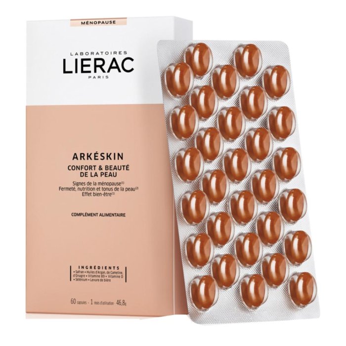 Lierac Trattamenti Antietà Rassodanti Arkeskin+ Integratore Alimentare 60 Capsule