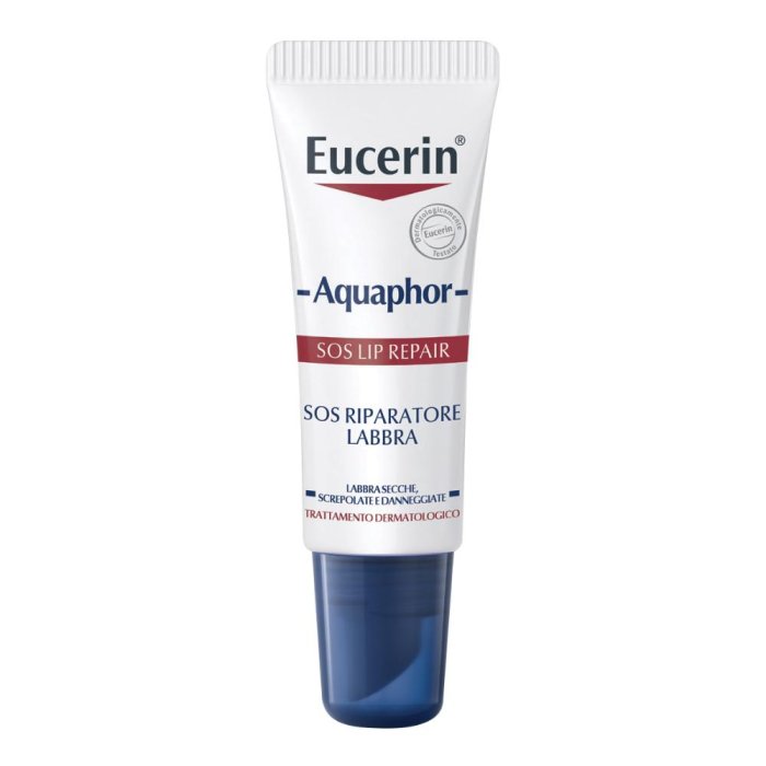 Beiersdorf Eucerin Pelli Delicate Aquaphor Ristrutturante Rigenerante SOS Trattamento Riparatore Labbra