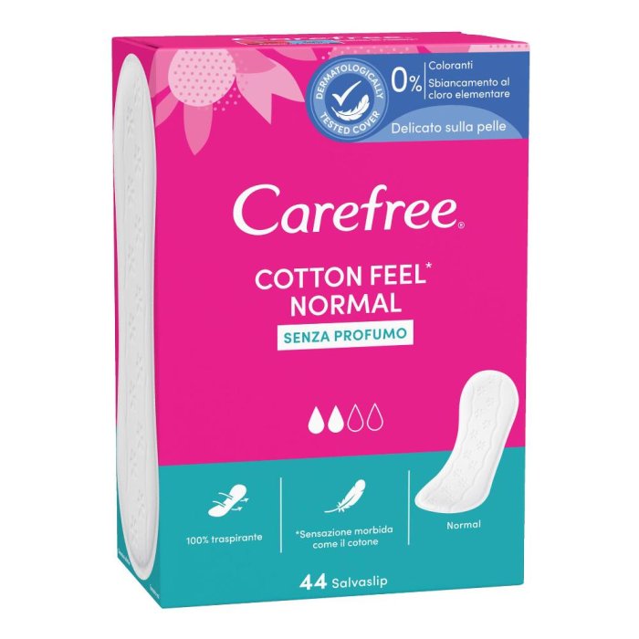 Carefree Cotton Salvaslip - Freschezza e Comfort Quotidiano 44 pezzi