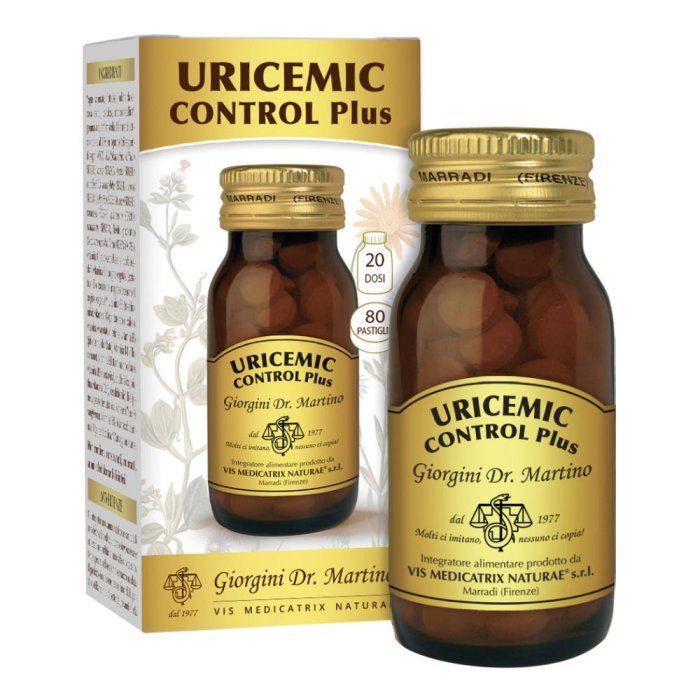  Dr Giorgini Uricemic Control Plus 80 Pastiglie
