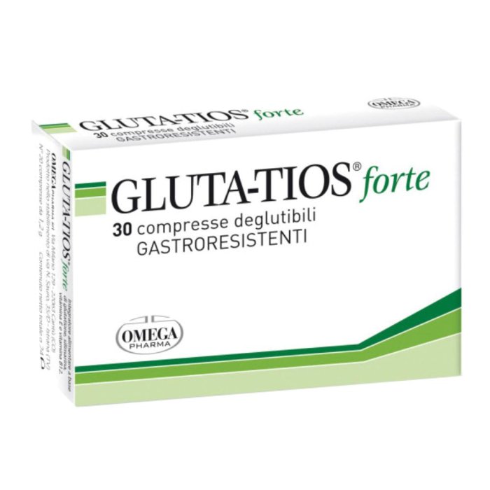 Gluta-Tios Forte 30 compresse – integratore per funzionalità epatica e depurativa<