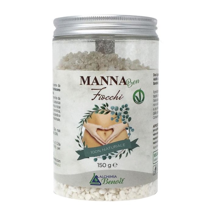 Manna Ben fiocchi 150 g - fiocchi di manna per regolarita intestinale