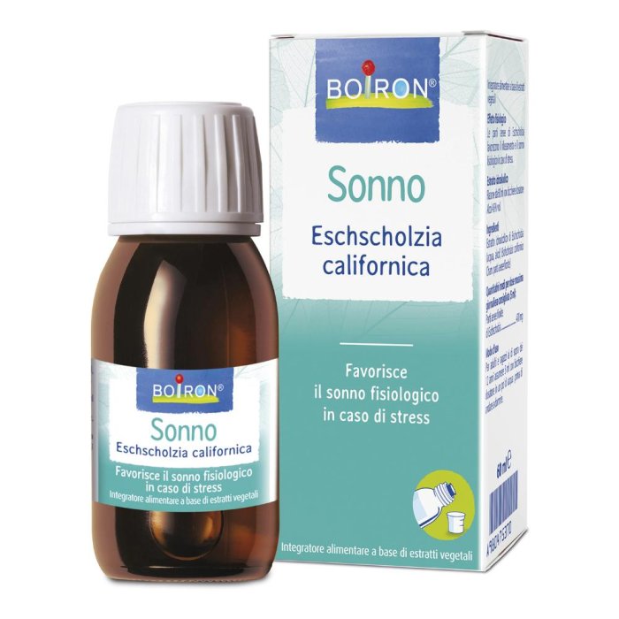 Boiron Eschscholzia California Estratto Idroalcolico 60 ml Gocce Orali Naturali per Rilassamento e Sonno