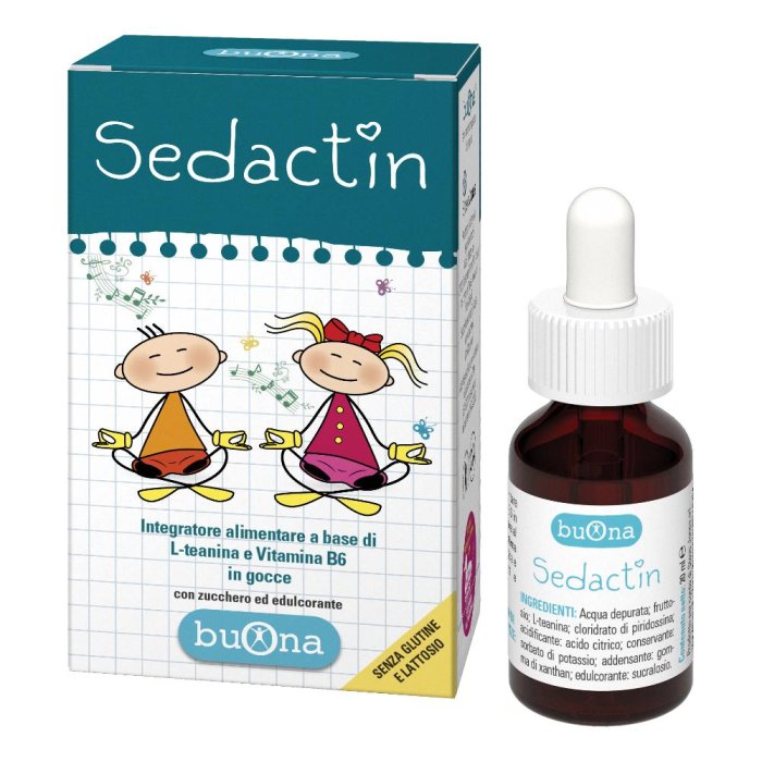 Sedactin B6 Gocce Integratore con Vitamina B6 per Rilassamento, Sonno Naturale e Benessere Mentale