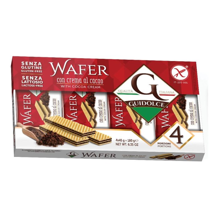 Guidolce Wafer Gusto Cacao 4x45 G
