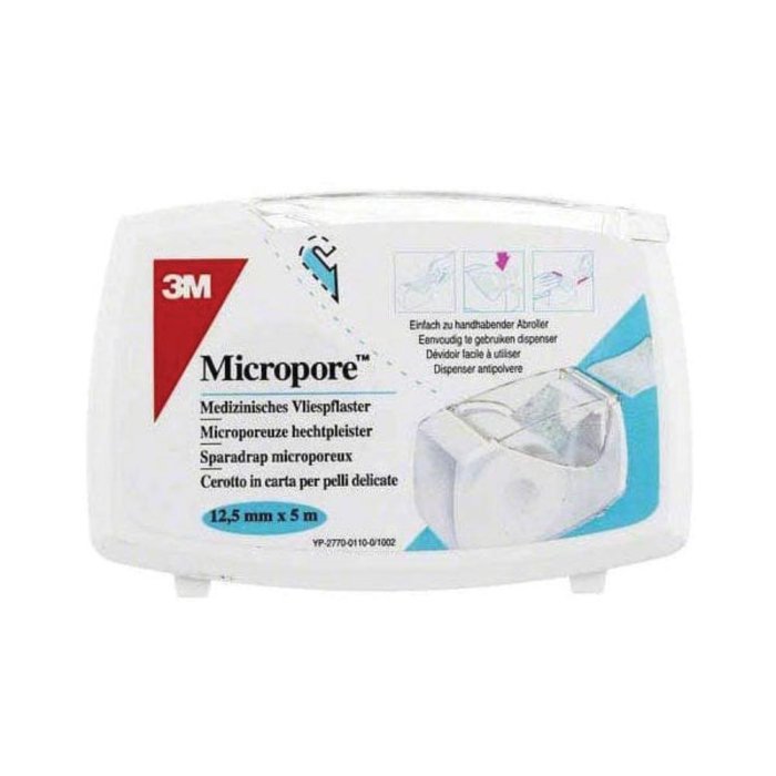 3M Micropore Professional Care - Cerotto in Carta per Pelli Delicate 1,25x5