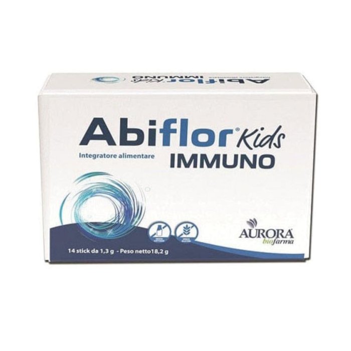 Abiflor Kids Immuno Integratore Alimentare, 14 stick