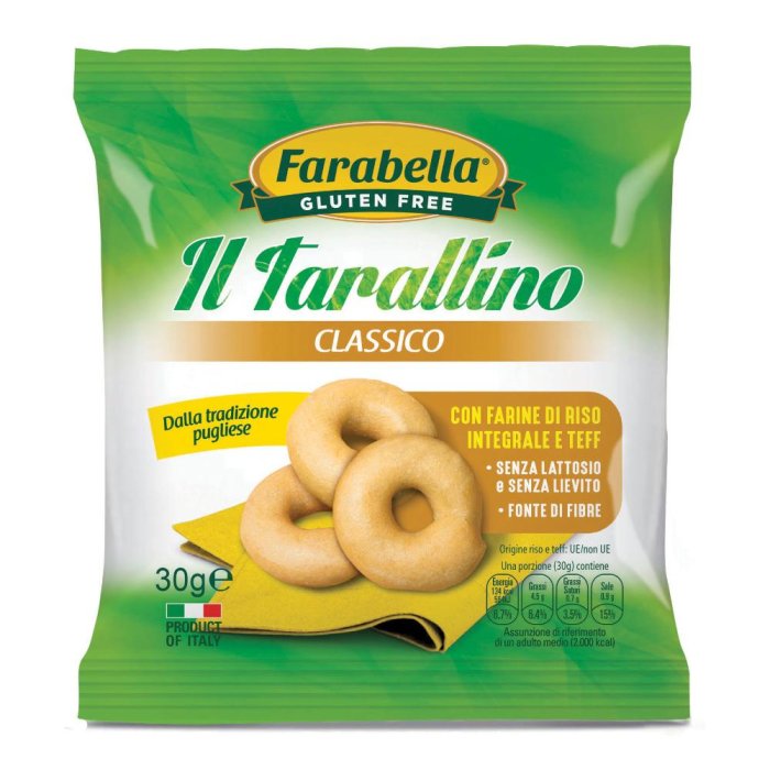  Farabella il Tarallino Classico Alimento senza glutine 30 g