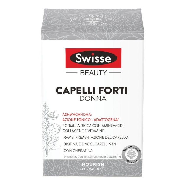 Swisse Beauty Capelli Forti Donna Integratore Alimentare 30 cps