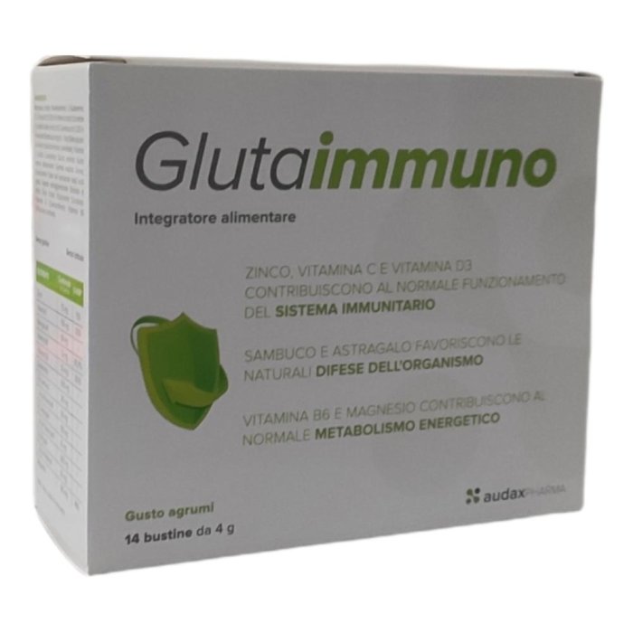 Glutaimmuno integratore alimentare liquido 14 bust da 10 ml per sostenere le difese immunitarie
