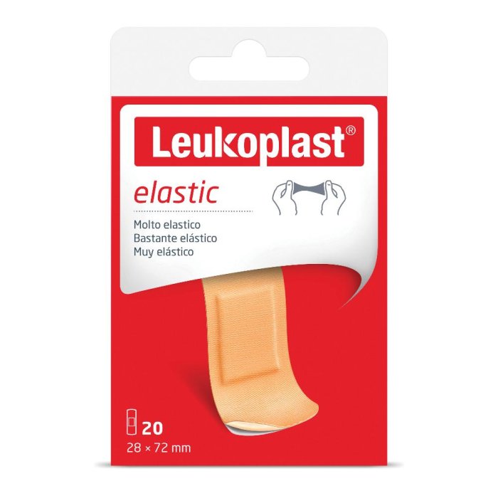Essity  Linea Medicazioni Specializzate Leukoplast Elastic Cerotto 72 x 28 cm 20 Pezzi