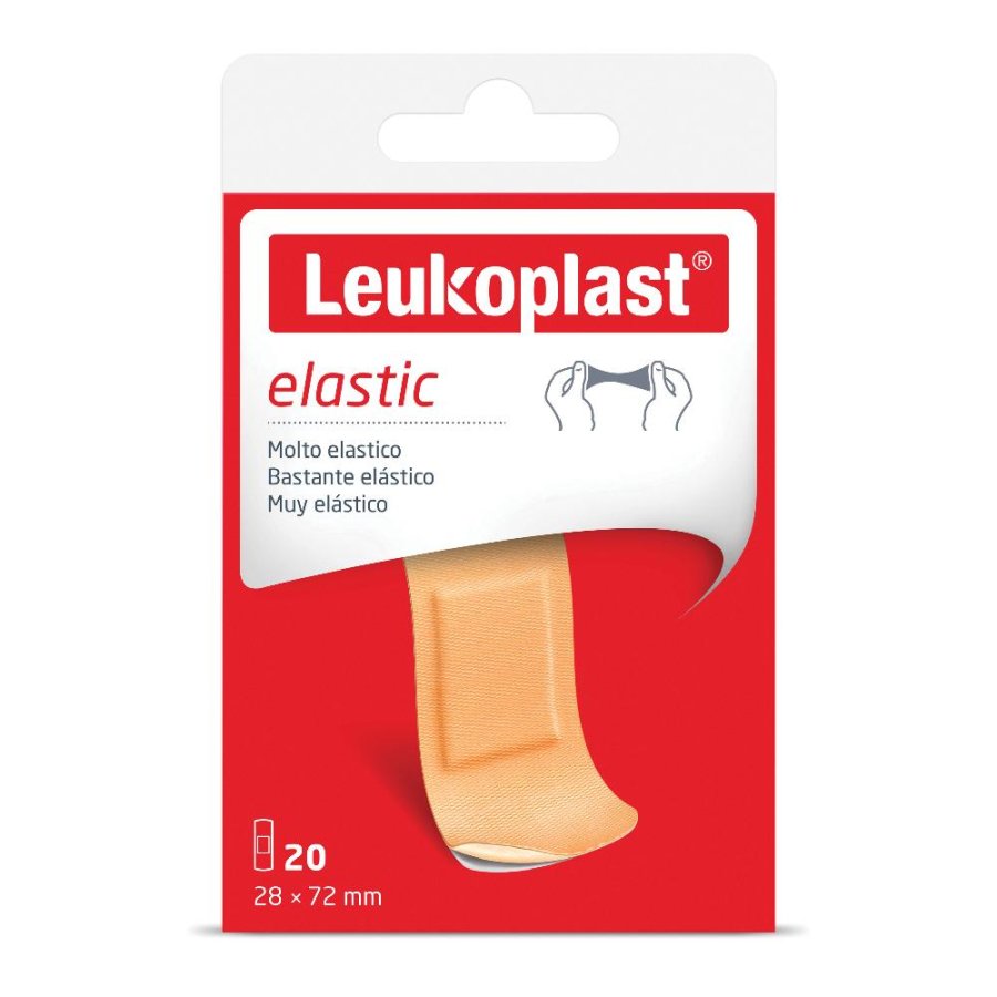Essity Linea Medicazioni Specializzate Leukoplast Elastic Cerotto 72 x 28 cm 20 Pezzi Essity Linea Medicazioni Specializzate Leukoplast Elastic Cerotto 72 x 28 cm 20 Pezzi