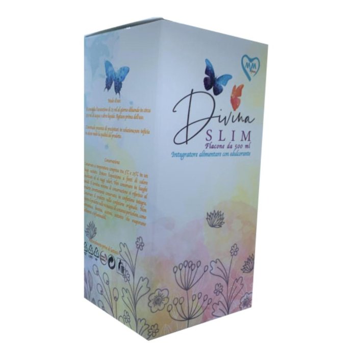 Divina Slim Pesca 500 ml Integratore Drenante Snellente al Gusto di Pesca