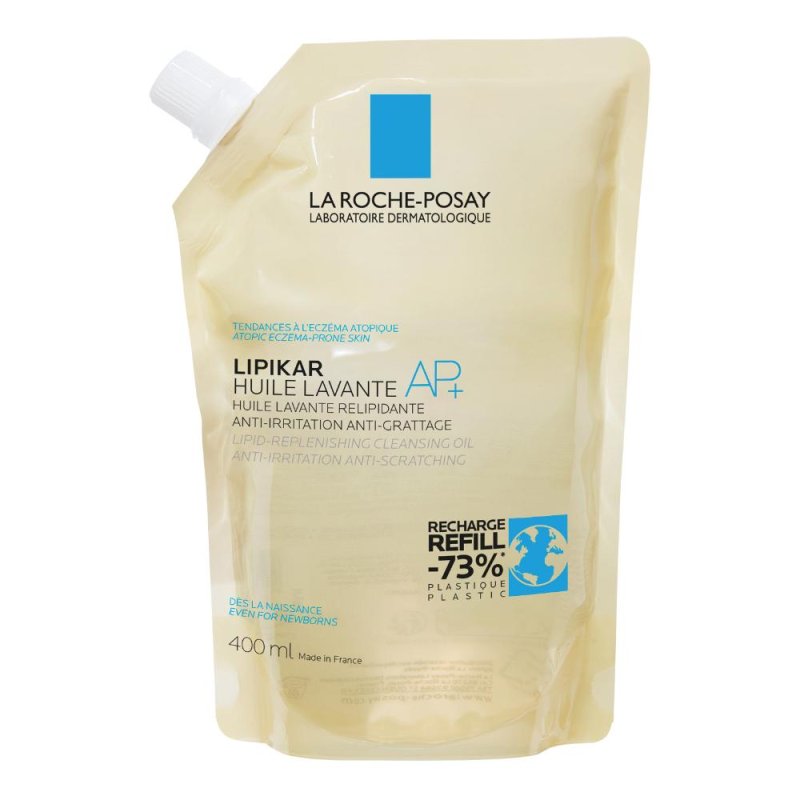Lipikar Olio Detergente AP+ Detergente Corpo ad Alta Tollerabilità per Pelli Sensibili 400 ml