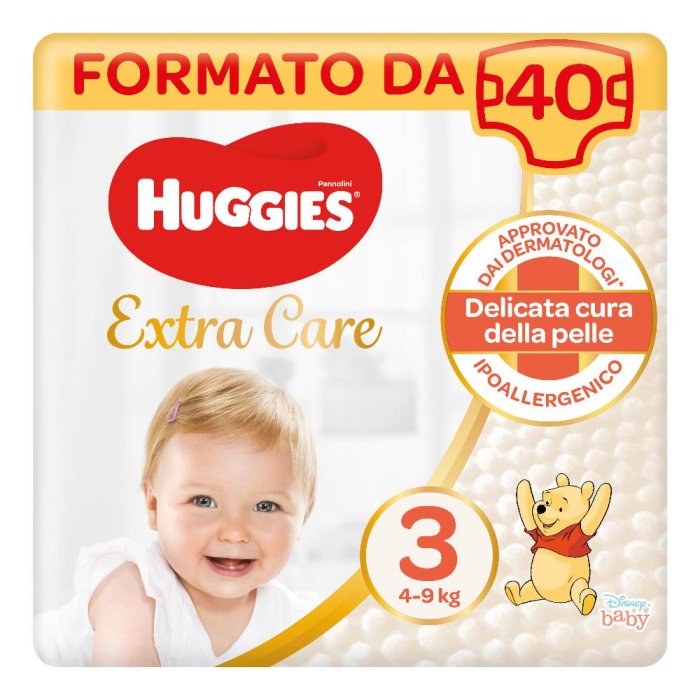 HUGG.Extra Care  4/9Kg 3 40pz