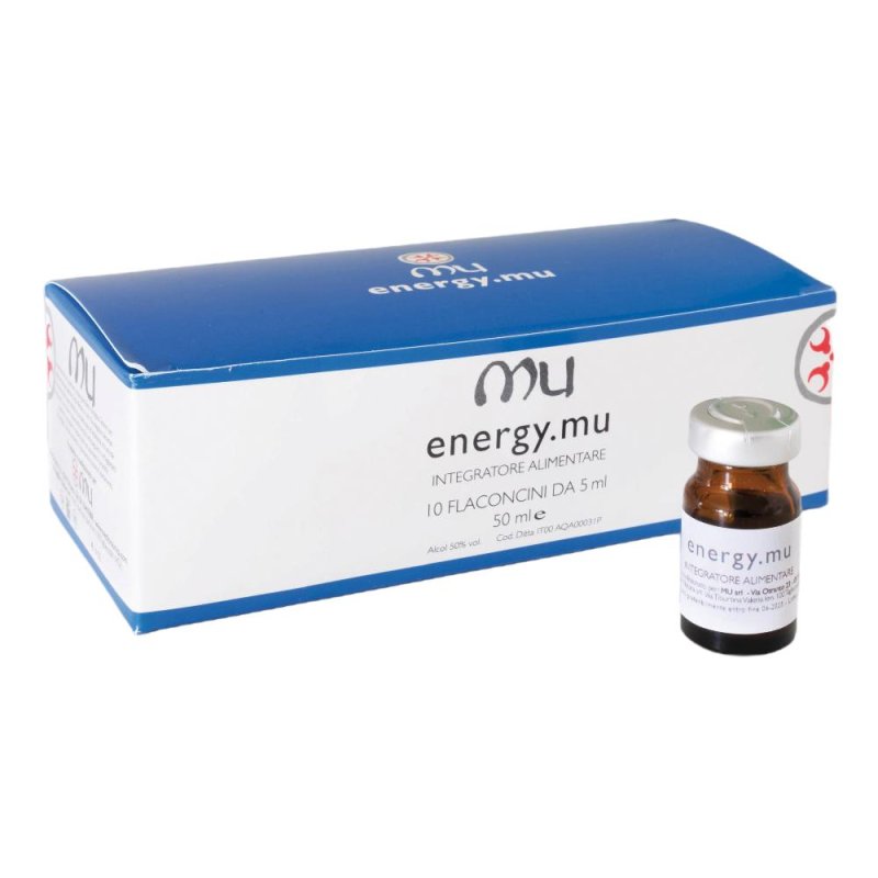 Energy Mu integratore in flaconcini 10 flaconcini da 5 millilitri tonico energizzante