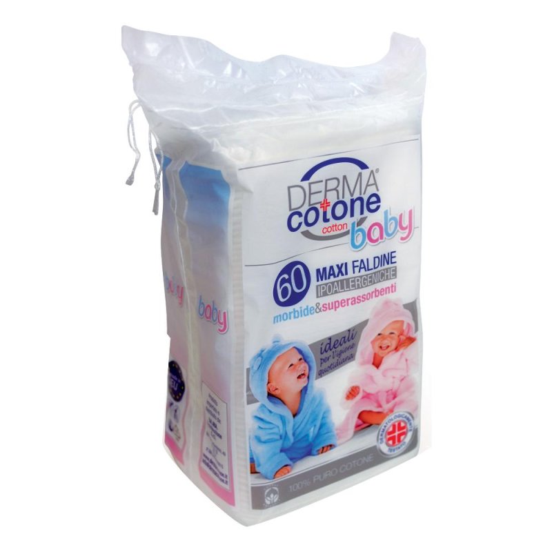Dermacotone baby faldine maxi 60 pezzi