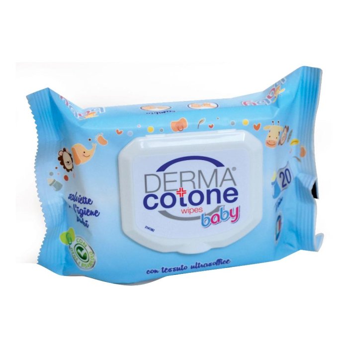 DERMACOTONE Baby Salviettine Detergenti Delicate per Neonati e Bambini 20 Pezzi Katy