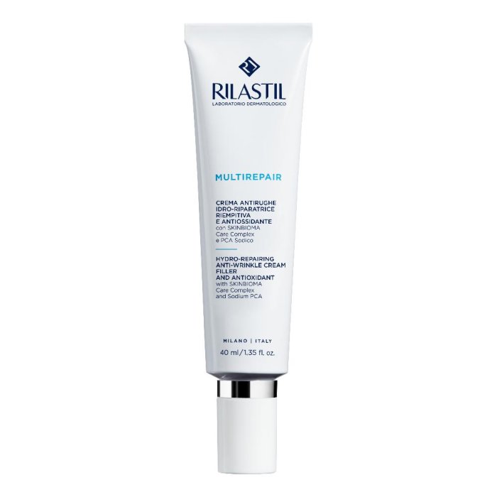 Rilastil Multirepair Crema viso antirughe idro riparatrice per pelle secca 40 ml