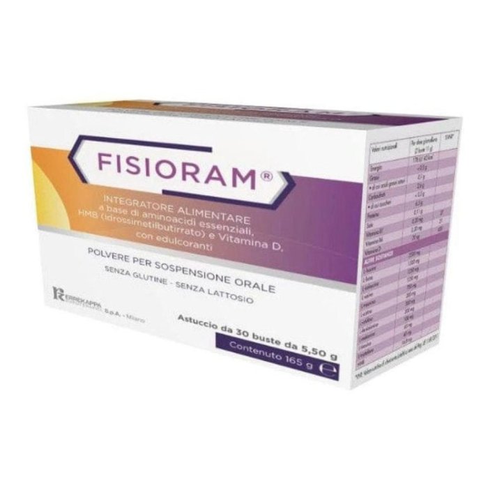 Fisioram Integratore Alimentare Di Amminoacidi E Vitamine 30 Bustine