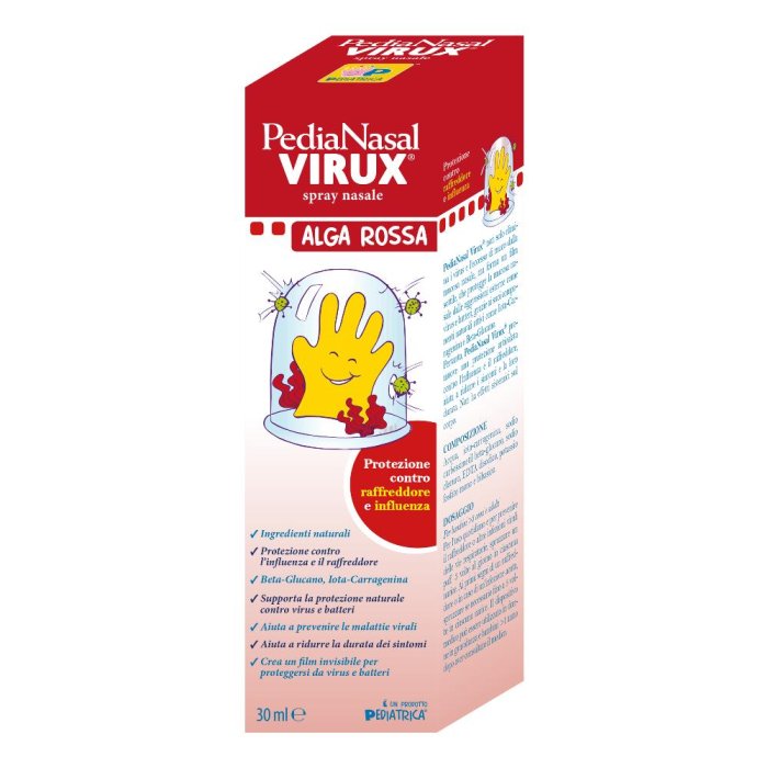 Pedianasal Virux Spray Nasale soluzione per igiene di naso, orecchie e vie respiratorie