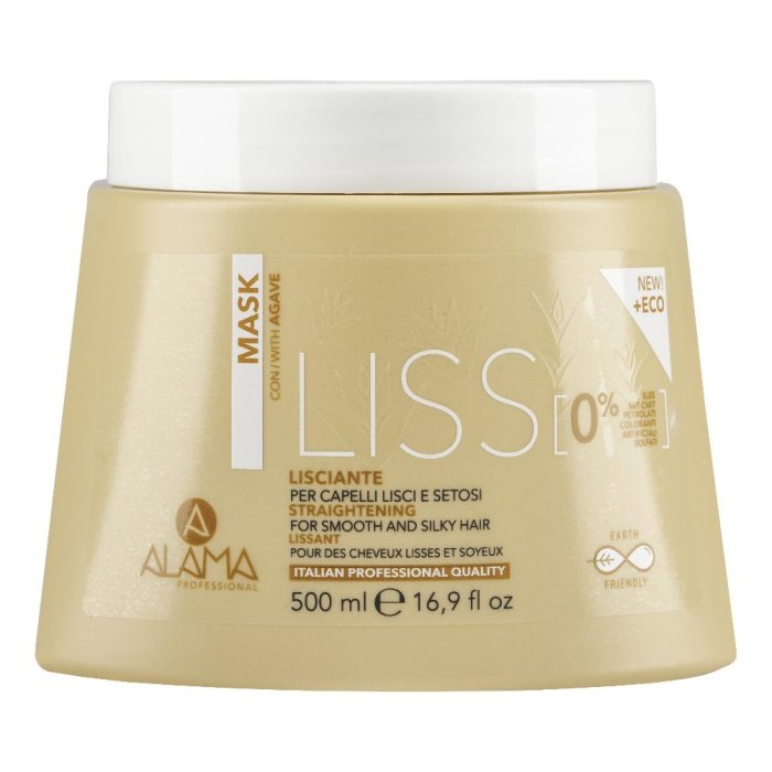 Alama Liss - Maschera Lisciante per Capelli Lisci e Setosi 500 ml