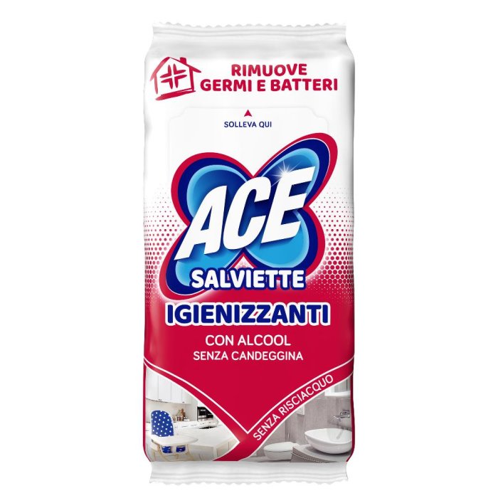Fater ACE Salviette Igienizzanti con Alcool 40 Pezzi