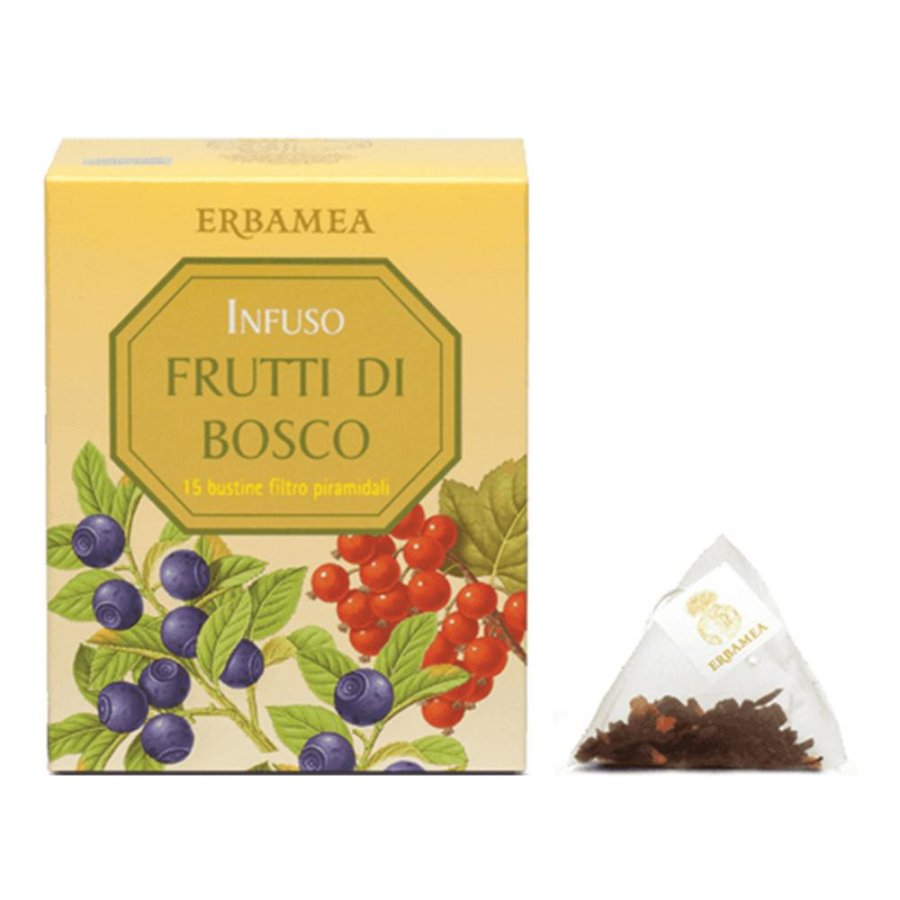 Infuso frutti di bosco 45 g - tisana ai frutti di bosco senza caffeina Infuso frutti di bosco 45 g - tisana ai frutti di bosco senza caffeina