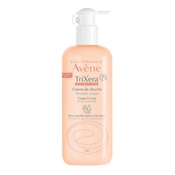 Avene Trixera Nutrition Detergente Viso e Corpo Doccia Crema 500 ml