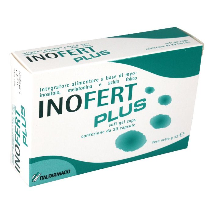 Inofert Plus Softgel 20 capsule - integratore per fertilità femminile e ovaio policistico