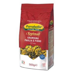 Farabella gramigna paglia e fieno 500 g - pasta senza glutine formato gramigna