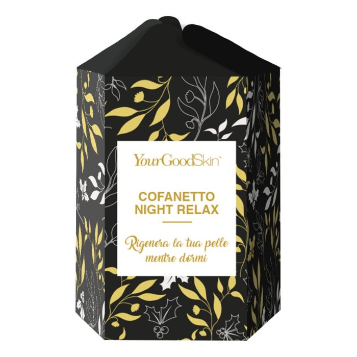 YourGoodSkin Cofanetto Night Relax Detergente + Cica Notte + Crema + Candela