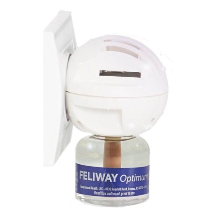 Feliway Optimum Ricarica Diffusore per Gatti 48 ml – Controllo Stress, Ansia e Benessere del Gatto in Casa