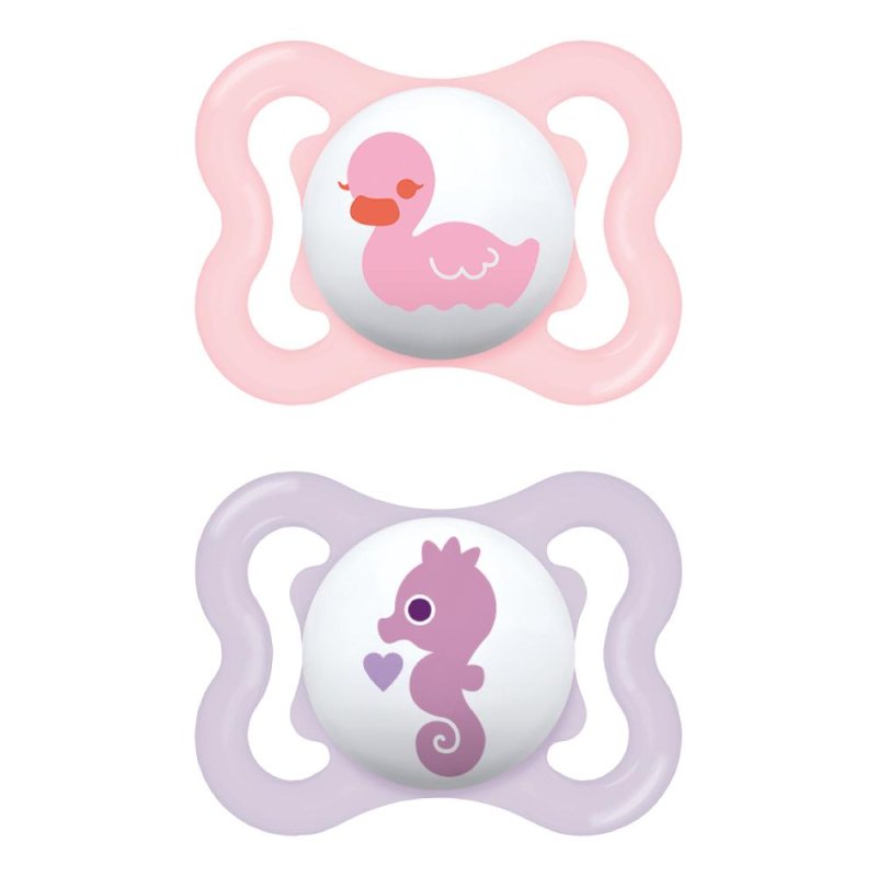 Bamed Baby Italia Mam Air Succhietto 2-6 Mesi Silicone Doppio Femmina