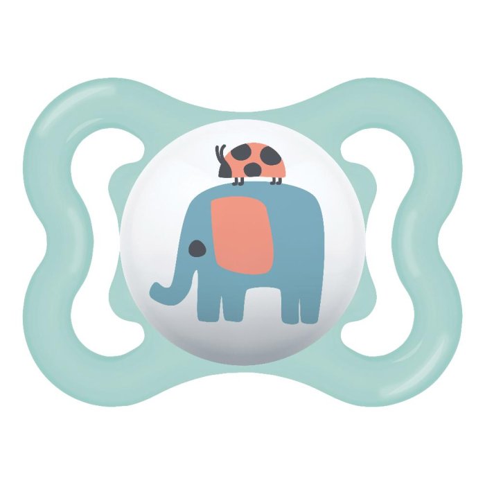 MAM Air Succhietto Silicone 2-6 Mesi Maschietto Doppia Confezione