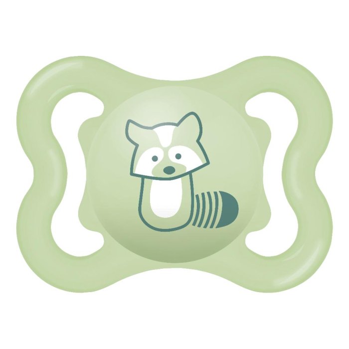 MAM Succhietto Air 2-6 Mesi Animal in Silicone Vari Colori 2 Pezzi