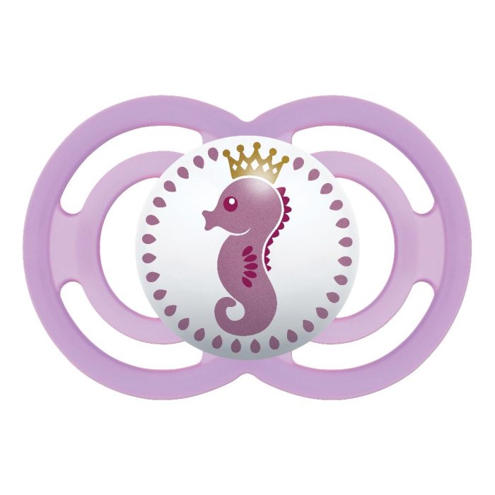 MAM Succhietto Perfect 6+ Mesi in Silicone con Astuccio per Bimba 1 Pezzo