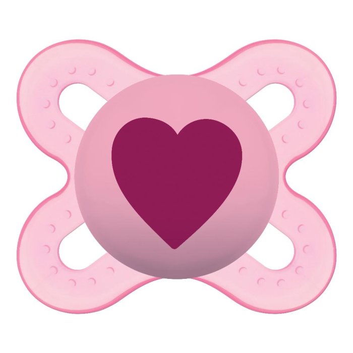 MAM Succhietto Original Start 0-2 Mesi in Silicone per Bimba 2 Pezzi